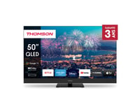 Thomson 50Qg6c14, 127 Cm (50"), 3840 X 2160 Piksler, Qled, Smart Tv, Wi-Fi, Sort