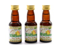 3 x Williams Pear Vodka 25ml - Alcohol Free Vodka Essence, Flavouring Essence