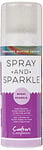 Crafter's Companion Spray & Sparkle Ultrafine Glitter Spray Iridescent (125ml) - Perfect for Adding That Extra Sparkle - Helps Seal & Protect Your Papercraft, Crafting and DIY Projects by