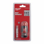 4058546476786 MILWAUKEE RATCHET UNIVERSAL SCREWDRIVER 8in1... MILWAUKEE