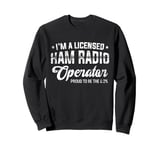 Amateur Ham Radio CB Radio Dad Licensed Ham Radio Operator Sweatshirt