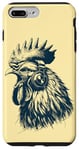 Coque pour iPhone 7 Plus/8 Plus Coq qui chante avec des écouteurs