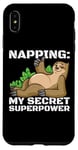 iPhone XS Max Napping Superpower Power Nap Lazy Pajama Day Sleep Sloth Case