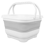 Foldable Bath Toy Organizer Folding Baby Bath Toy Basket Cute With Removable