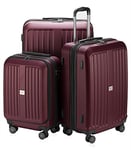 HAUPTSTADTKOFFER - X-Berg - Set de 3 Valises Bagages rigides de ABS (S, M, L) 258 L, Bourgogne