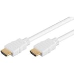 Goobay High Speed ​​HDMI 2.0 -kabel - 5m - vit