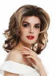 Perruque Femme Lacefront Lace Ondulé Perruque 80er Diva Blonde Braun Balayage