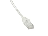 Patchkabel Cat.6 U/Utp 28Awg 5.0M Vit Lszh-Mantel Med Gjuten Tyll I Båda Ändar