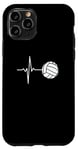 iPhone 11 Pro Volleyball Volleyball Player Heartbeat Volleyball Lover Case