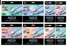 Spectrum Noir Water Based Aqua Markers 6/12pks By Crafters Companion