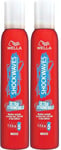 2 x Wella Shockwaves Styling Ultra Strong Hold 5 Mousse Spray 200ml 24hr Hold