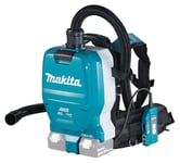 Batteridrevet støvsuger Makita DVC265ZXU; 2x18 V (uten batteri og lader)