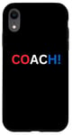 iPhone XR Red White and Blue Fourth of July Coach Case