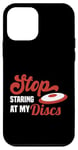 Coque pour iPhone 12 mini Ultimate Frisbee Stop Staring Disques