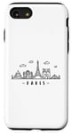 Coque pour iPhone SE (2020) / 7 / 8 France Capitale Skyline Tour Eiffel Paris