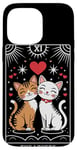 iPhone 14 Pro Max Tarot Card Mystic Cats | The Lovers Valentines Day Couples Case