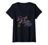 Womens Long Jumper Colorsplash Long Jumping Kids Long Jump V-Neck T-Shirt