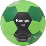 Kempa Tiro Handball Enfant Ballon d'entraînement-Poids réduit Unisex-Youth, Vert Fluo/Noir, 0