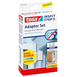 tesa Insect Stop Adaptateur pour Porte ALU COMFORT – Pour le Montage des Moustiquaires tesa Insect Stop ALU COMFORT – Sans Perçage – Pour Cadre de Fenêtre de 13 à 20 mm – Gris