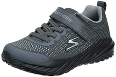 Skechers Garçon Nitro Sprint Karvo, Charbon, 35.5 EU