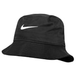 Nike Bucket Hat Apex Swoosh - Svart/vit, storlek One Size Medium