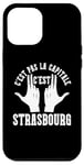 Coque pour iPhone 15 Plus Ville Française Citoyen - France Résident Strasbourg