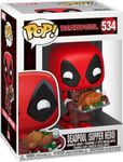 Figurine Pop! Vinyl Marvel Holiday - Deadpool Dinde De Noël