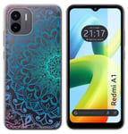 Coque Silicone Transparent pour Xiaomi Redmi A1 Design Mandala Dessins