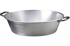 Agnelli Bassine à Confiture en Aluminium d'une Épaisseur 3 Mm de Diamètre cod.ALMA20265 650 Mm