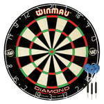 Winmau Diamond Plus Bristle Dartboard and Darts Set