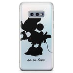 ERT GROUP Coque de téléphone Portable pour Samsung S10e Original et sous Licence Officielle Disney Motif Minnie 002 Parfaitement adapté à la Forme du téléphone Portable, partiel imprimé