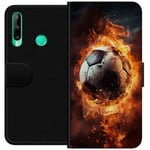 Lommeboketui til Huawei P40 lite E med Fotball motiv