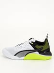 Puma Men's Training Fuse 3.0 Trainers - Grey, Silver Mist-Lime, Size 8, Men