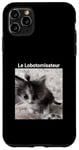 Coque pour iPhone 11 Pro Max evillarry larry chat meme brainrot lobotomisateur mastermind