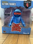 Gang Beasts Action Figures Blue Bear Kigurumi Collectible Toy. 6.5 Inch Approx