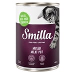 Smilla Mixed Meat Pot 6 x 400 g - Gås, nötkött & kyckling