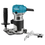 Makita fræser 710 W blå og sort