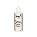 KREUL 49371-Colle de Bricolage Nature, 80 ml, à Base d'eau, sans solvant, inodore, Colle de décoration Durable et Polyvalente pour Enfants, Transparent