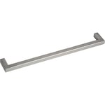 Unbekannt GRIMME 8542210224 Poignée de meuble Euros Largeur 234 mm Poignée de cuisine Acier inoxydable brossé Argent, Espacement des trous 224 mm