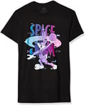 Space Jam Men's 2: A New Legacy Bugs Bunny Jam Short Sleeve T-Shirt, Black, L