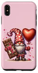 iPhone XS Max Pink Valentines Day Gnome Accessories Valentines Chocolate Case