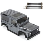 Tlily - Coque de Carrosserie en Plastique Dur D90 pour 1/24 Axial SCX24 jlu 1/16 Jimny rc Crawler Car diy Upgrades Parts,Gris