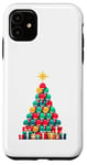 Coque pour iPhone 11 Christmas Tree Joueur de Tennis de Table Ping Pong Raquette