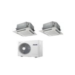 AUX - climatiseur dual split cassette 12+12 avec am3-h24 r-410 12000+12000