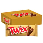 Twix Creamy Milk Chocolate Bars Biscuit Smooth Caramel Filling Pack 32 x 50g