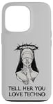 Coque pour iPhone 13 Pro Techno Nun, dis-lui que tu aimes la techno Electro House Party EDM