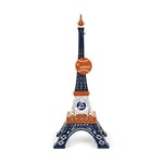 ROLAND-GARROS - Porte-Clé Tour Eiffel Logo Rolland Garros - Bleu, Orange et Blanc - en Métal - 31 cm