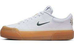 Nike Femme WMNS Court Legacy Lift Sneaker, White/Vintage Green-Gum Yellow-Sail, 40 EU