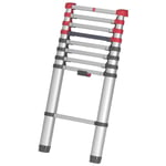 Hailo Échelle Marchepied Télescopique FlexLine 260 264 cm Aluminium 7113-091