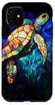 iPhone 11 Creation Sea turtle Ocean art Marine life Aquatic Case